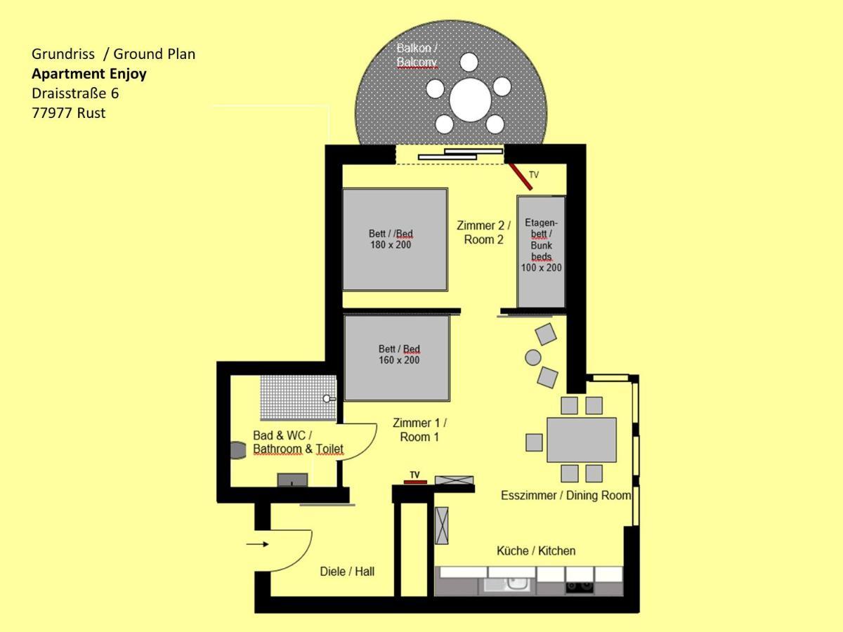 Apartment Enjoy Rust Bagian luar foto